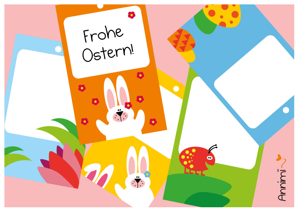 Oster Geschenkanhänger Zum Ausdrucken: Süße Geschenkanhänger Für Ostern